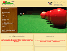 Tablet Screenshot of billiard-art.hu